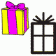 MG: regalo; omaggio; dono; ragalo; presente